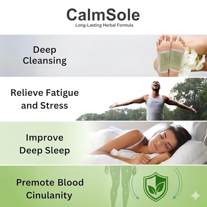 Deep Cleansing Herbal Foot Pads for Full body Detox & Natural Weight Management