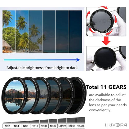 Adjustable Sunglasses 1-9 Gears |Trendy Style Goggles Rounded Polarized Glasses