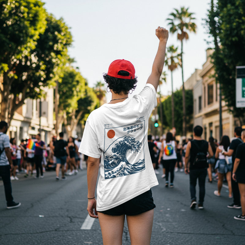 HOKKAIDO WAVES OVERSIZED TSHIRT
