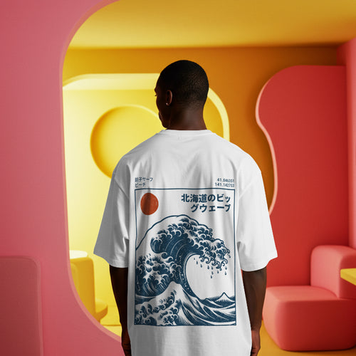 HOKKAIDO WAVES OVERSIZED TSHIRT