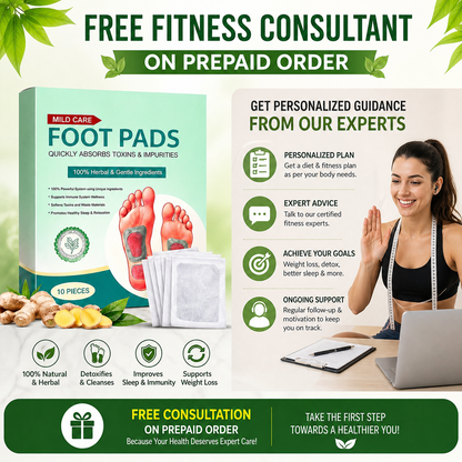 Deep Cleansing Herbal Foot Pads for Full body Detox & Natural Weight Management