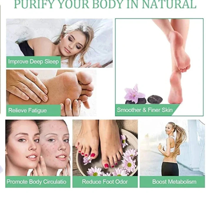 Deep Cleansing Herbal Foot Pads for Full body Detox & Natural Weight Management